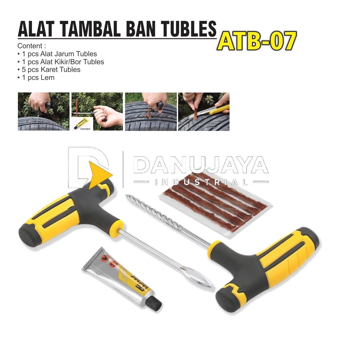 ALAT TAMBAL BAN TUBLES WARNA TYPE : ATB-07 ALDO