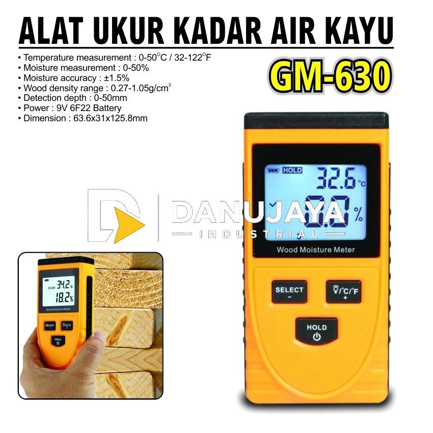 ALAT UKUR KADAR AIR KELEMBAPAN KAYU TYPE : GM-630 MERK ALDO