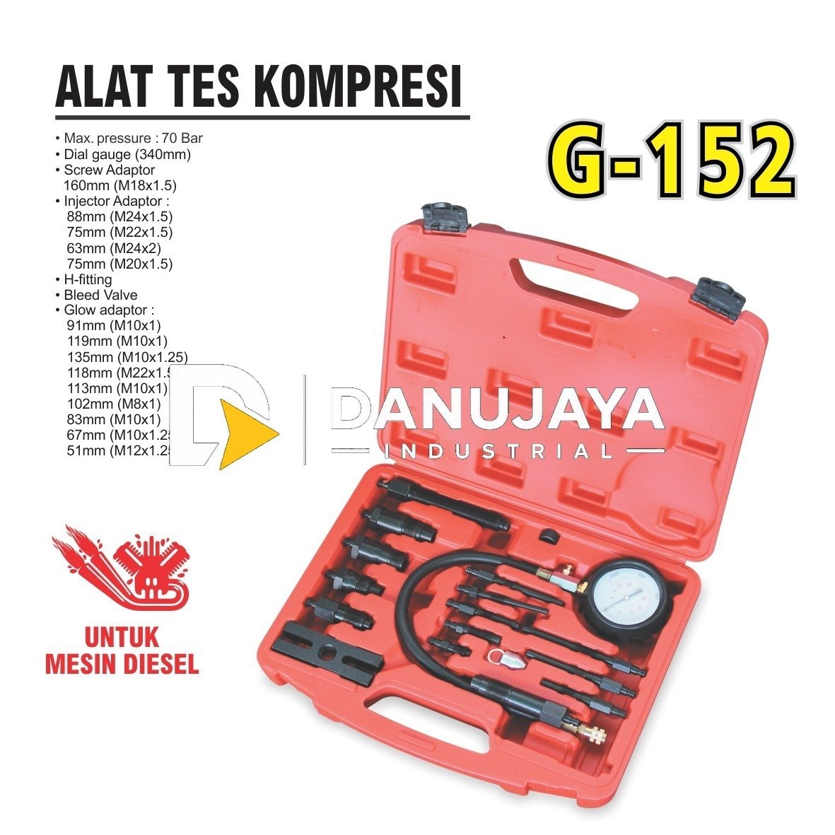 ALAT UKUR TEKANAN FREON / MANIFOLD / REGULATOR FREON SET R-496 ALDO