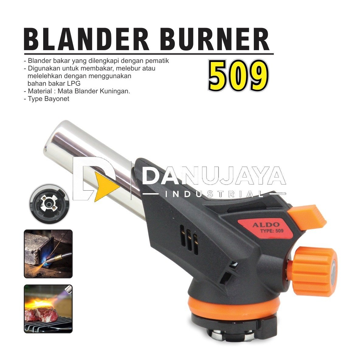 BLANDER BURNER / GAS TORCH ALDO TYPE 509