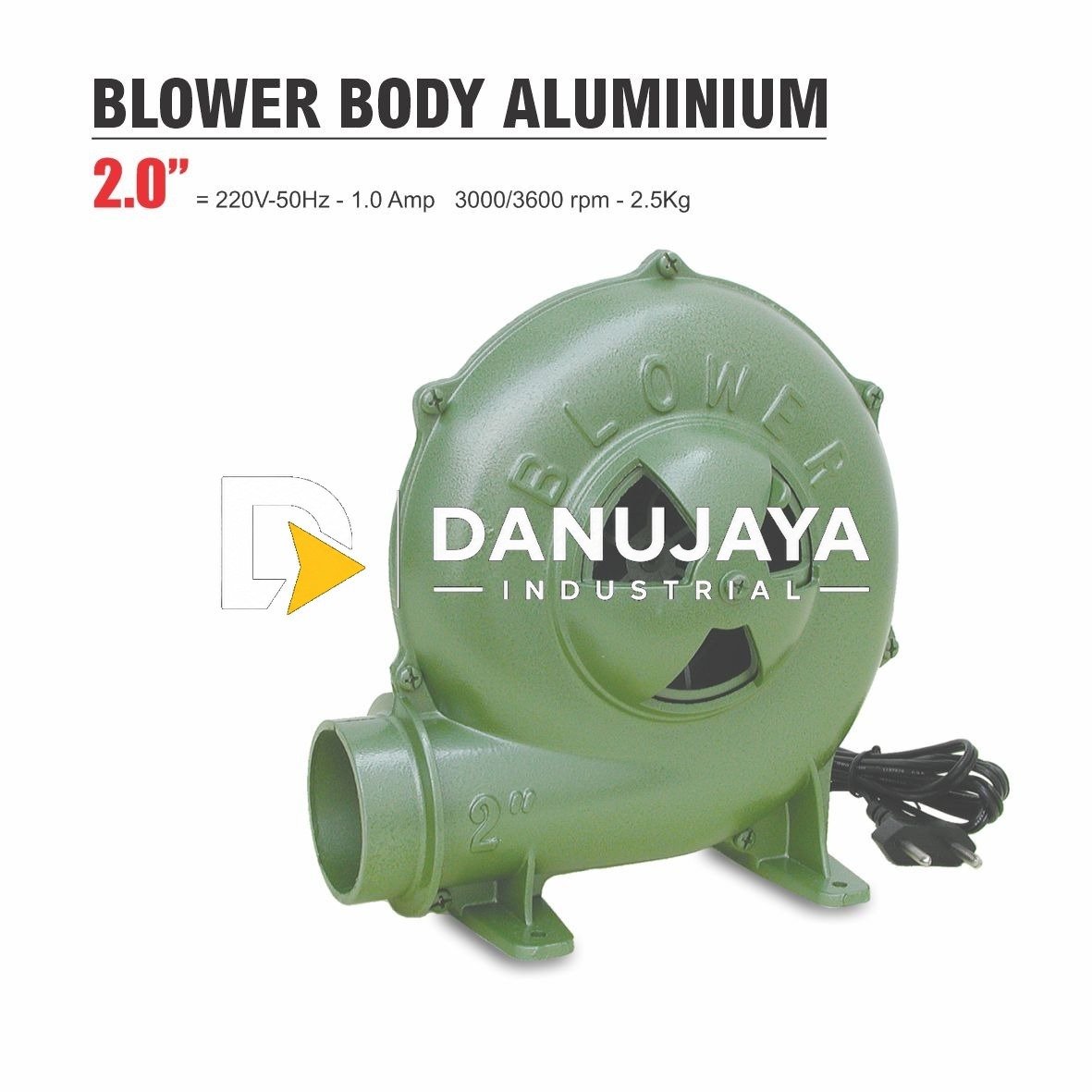 Blower Body Aluminium Ukuran 3" Merk Aldo