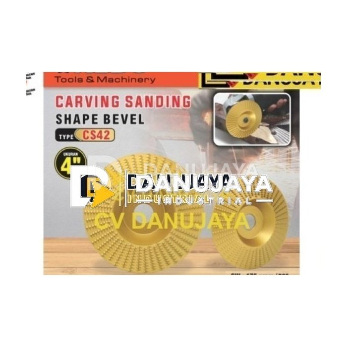 Carving Sanding / Mata Ukir Kayu Gurinda Rata Type CS42 Merk Aldo