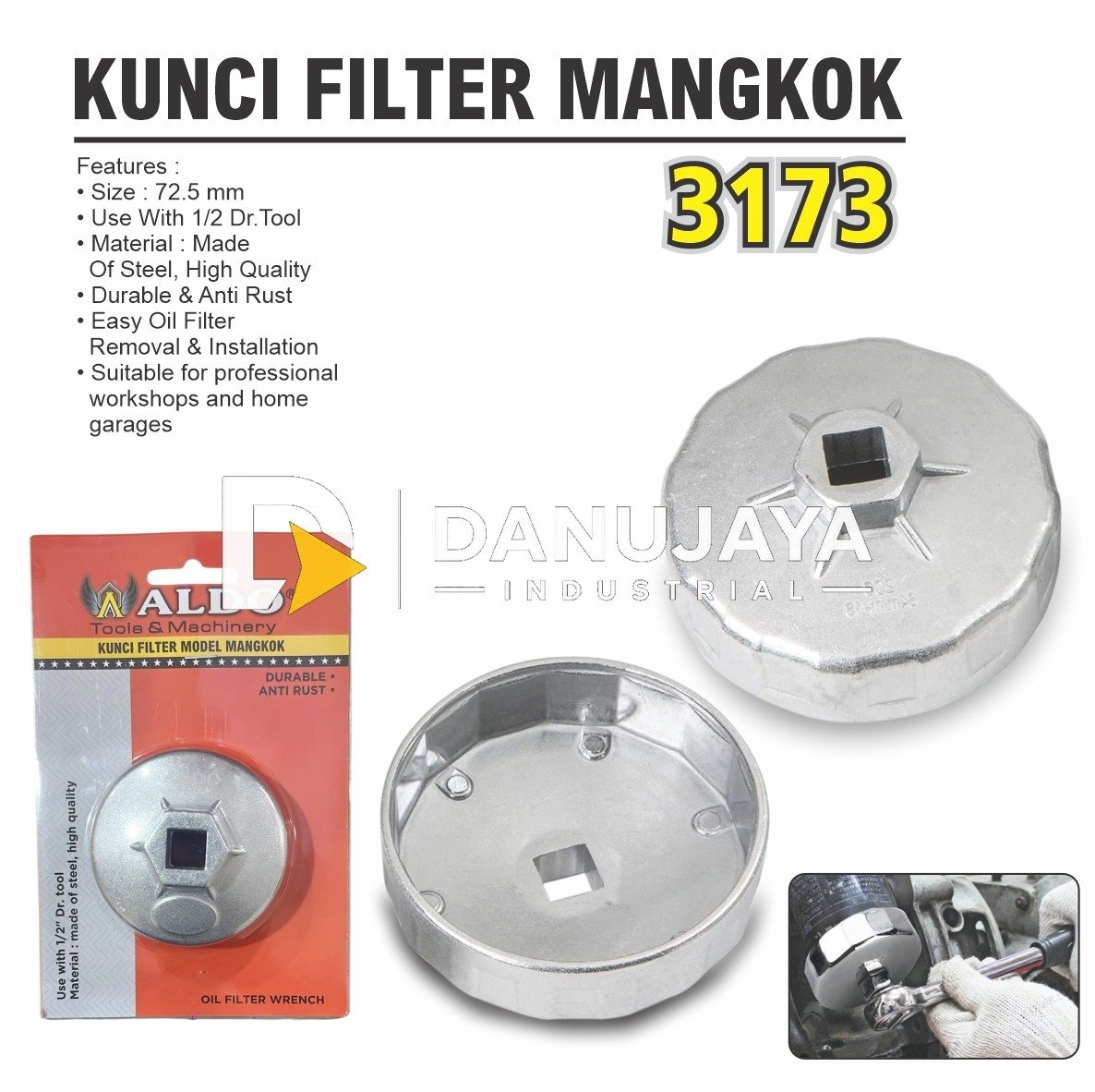 CATOK KEPALA BUBUT 4 KAKI K 72 / FOUR JAW / CHUCK BUBUT/ CLAW ALDO