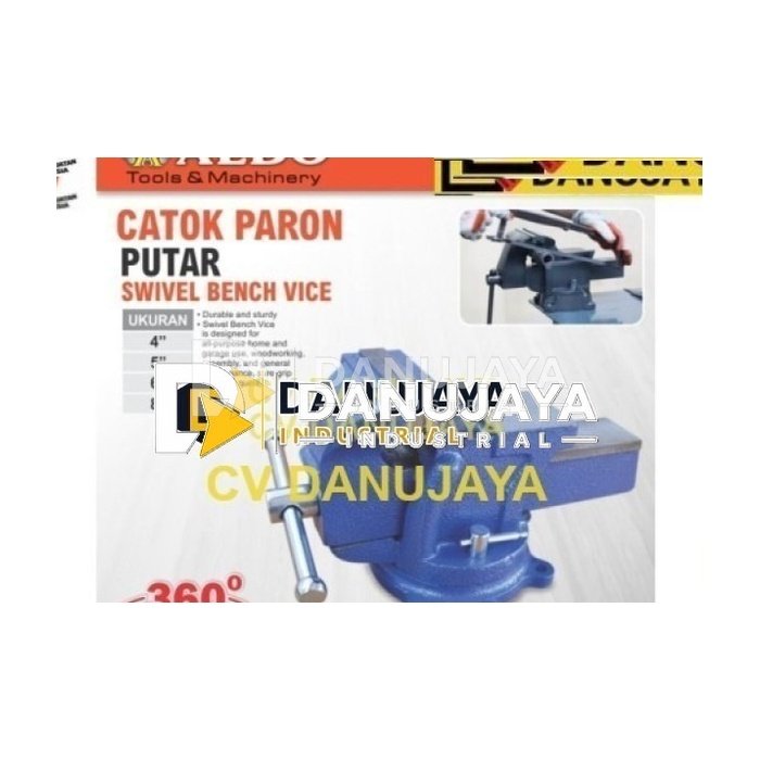 CATOK PARON PUTAR /SWIVEL BENCH VICE / RAGUM PUTAR BAIS MERK ALDO