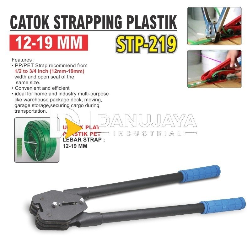 CATOK STRAPING PLASTIK STP-219 / CATOK KLEM ONLY / CATOK PACKING MERK ALDO