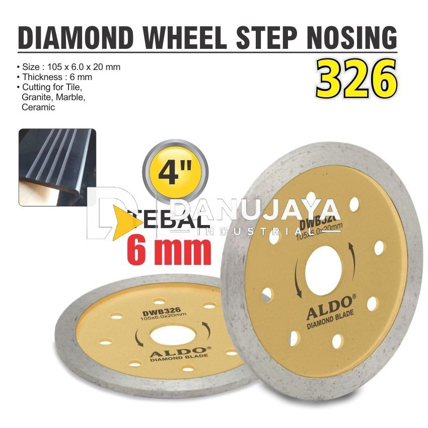 DIAMOND WHEEL STEP NOSING DWB 326 /MATA POTONG/ GERINDA BASAH & KERING