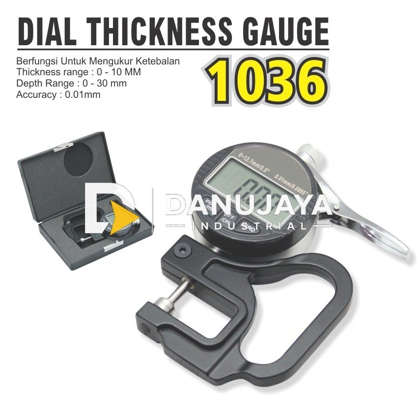 DIGITAL THICKNESS GAUGE / ALAT UKUR KETEBALAN 1036 ALDO