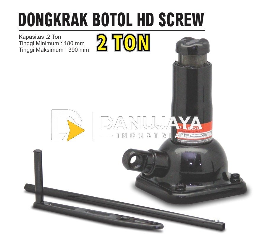 DONGKRAK BOTOL MODEL SCREW 2 TON