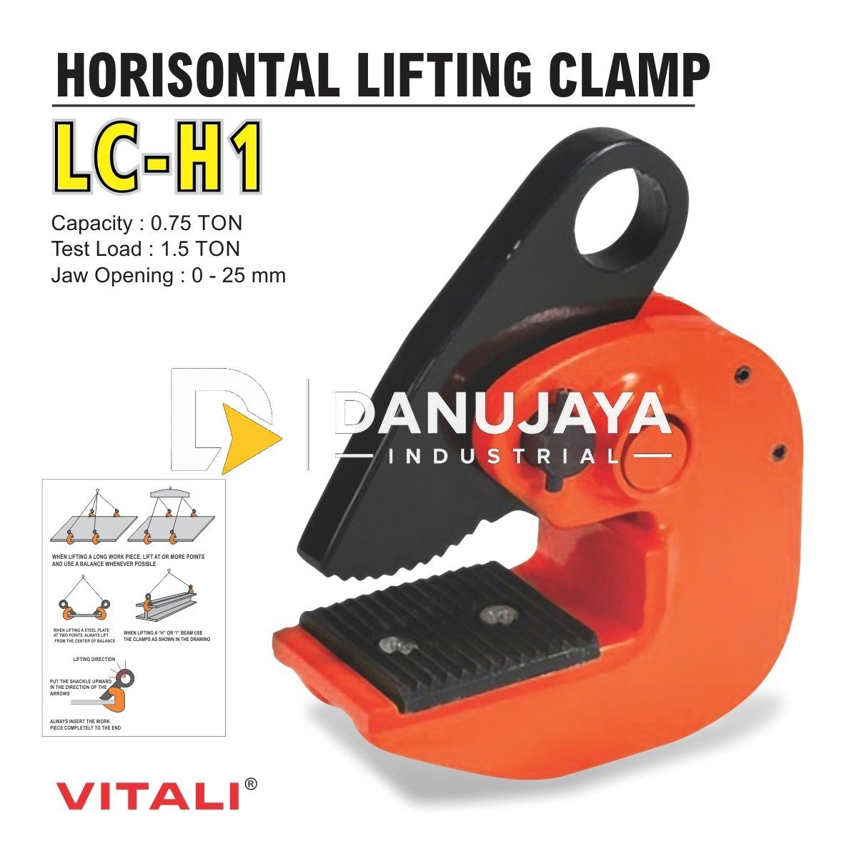 FORKLIFT LIFTING STAND 3 TON / FORKLIFT LIFTING HOOK / ALAT LIFTING ANGKUT BARANG MERK ALDO