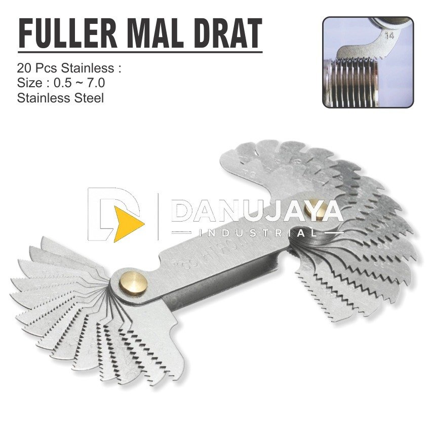 FULLER MAL DRAT 20 PCS STAINLESS MERK ALDO