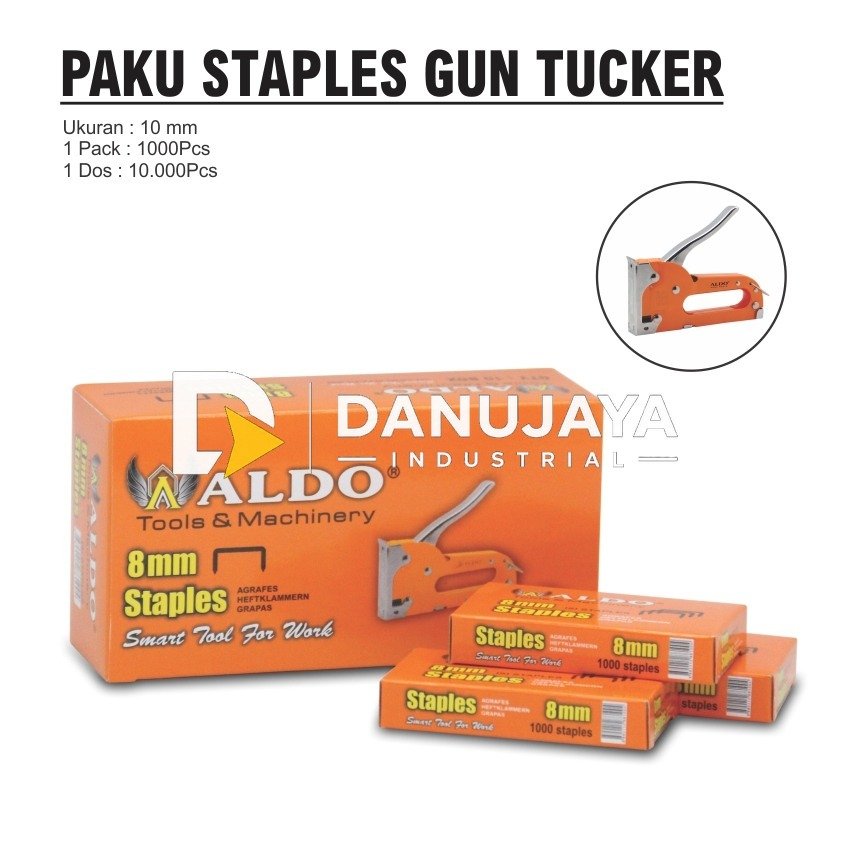 GUN TUCKER / STAPLES TEMBAK BODY PLASTIK 6 ~ 10 MM TYPE : GTC-840 ALDO