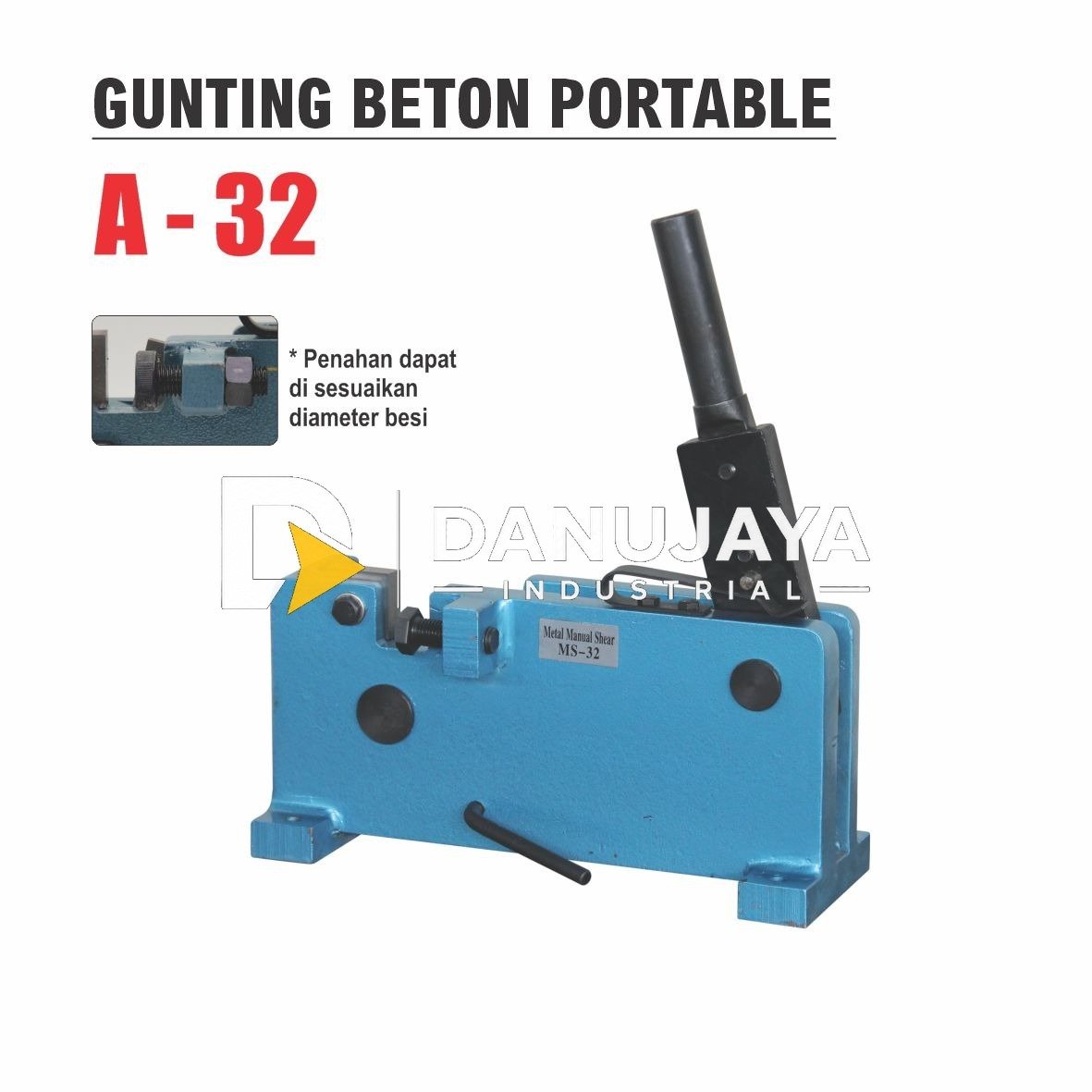 GUNTING BESI BETON PORTABLE A-32 ALDO
