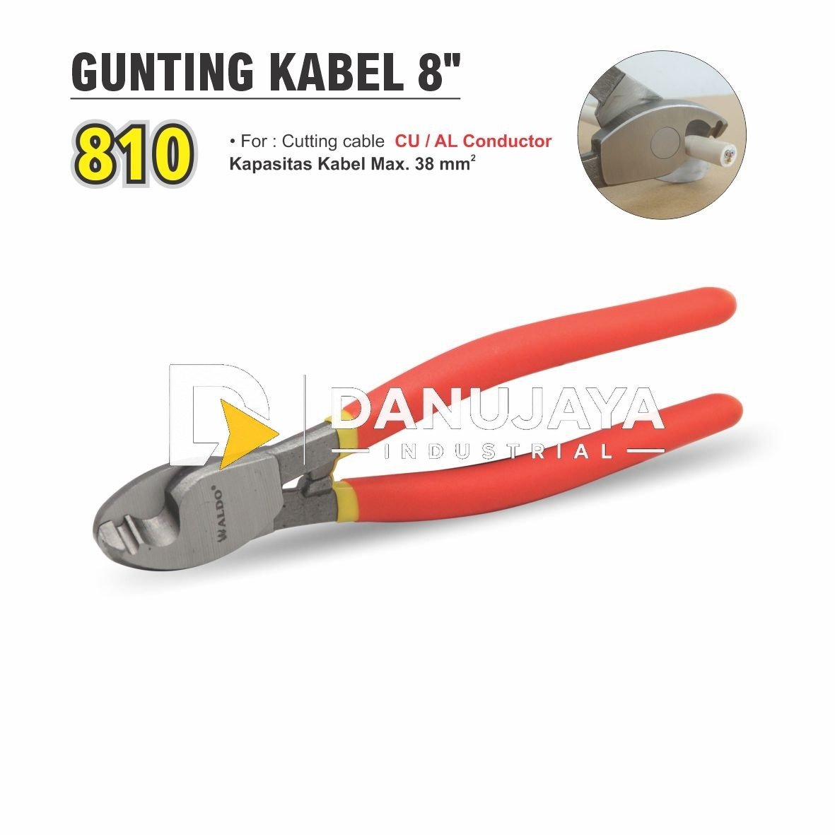 GUNTING KABEL / CABLE CUTTER MERK ALDO