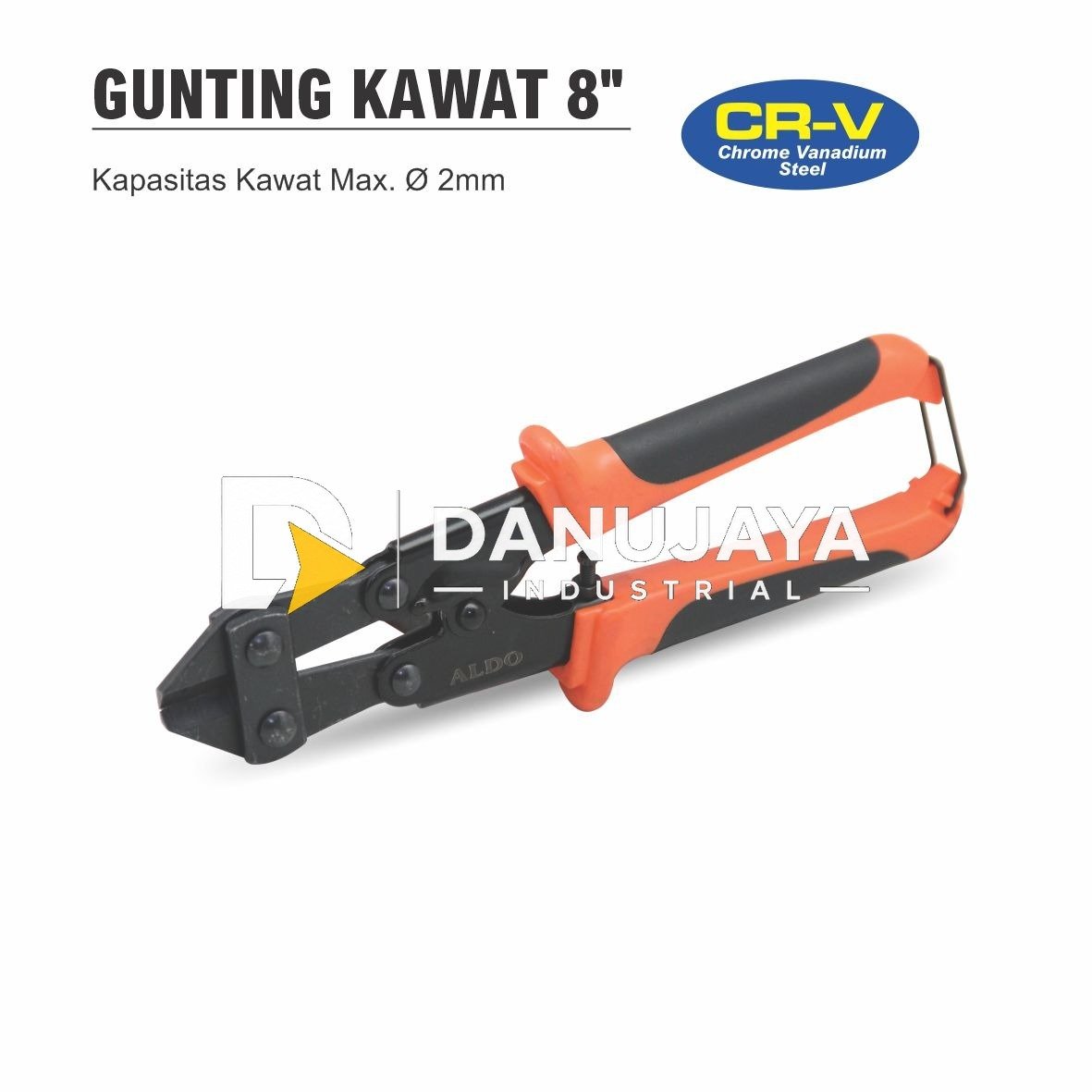 GUNTING KAWAT 8" CRV MERK ALDO