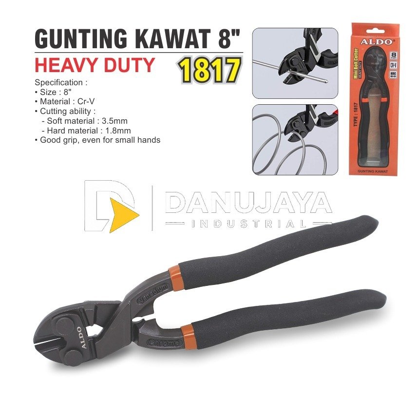 GUNTING KAWAT SELING HEAVY DUTY MERK ALDO