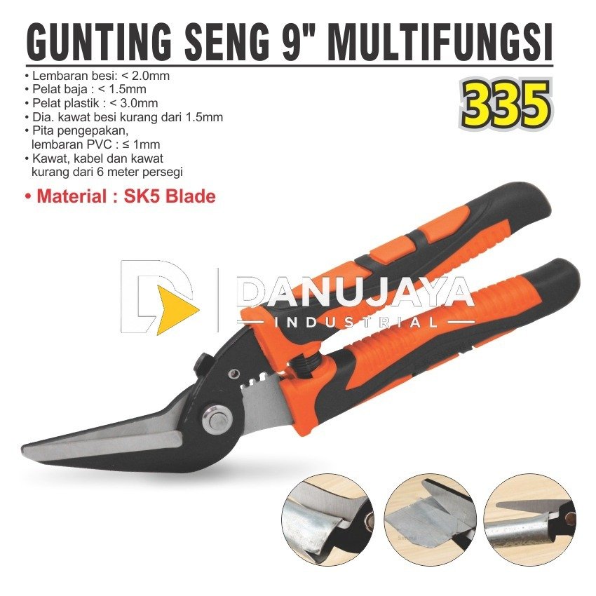 GUNTING SENG 9" MULTI FUNGSI TYPE : 335 MERK ALDO