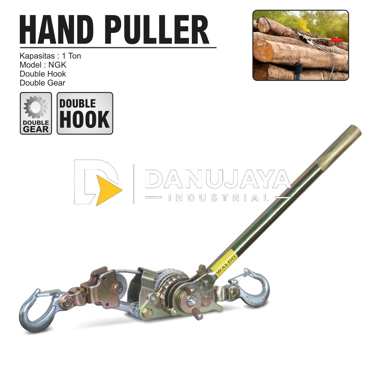 HAND PULLER RATCHET 2 TON ALDO MODEL NGK