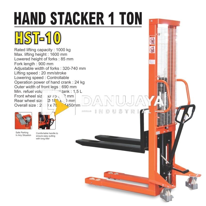 HAND STACKER / ALAT ANGKAT BARANG 1 TON MERK ALDO