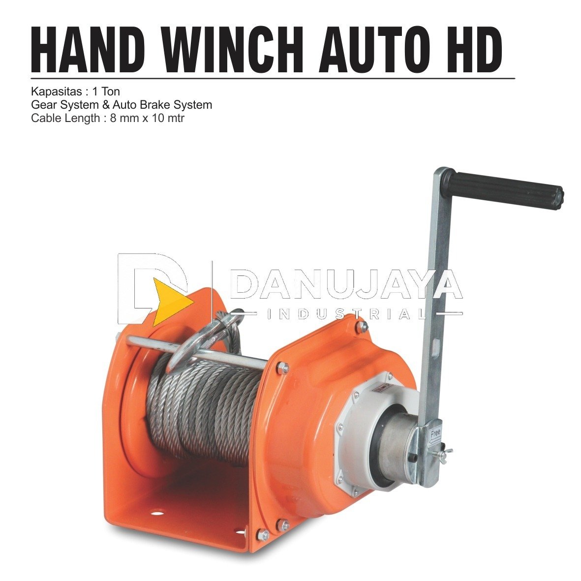 HAND WINCH AUTO BRAKE HEAVY DUTY MERK ALDO