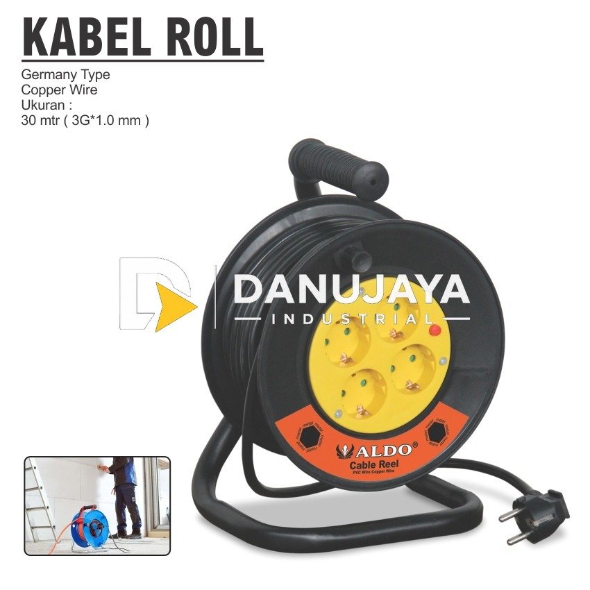 KABEL ROLL 30 METER ALDO PVC COPPER WIRE