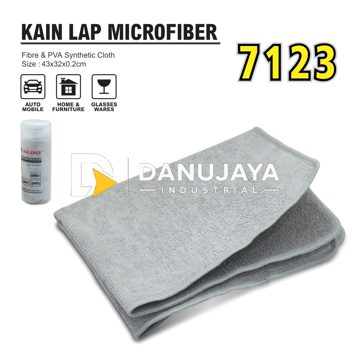 KAIN LAP MICROFIBER BENANG TYPE : 7123 MERK ALDO