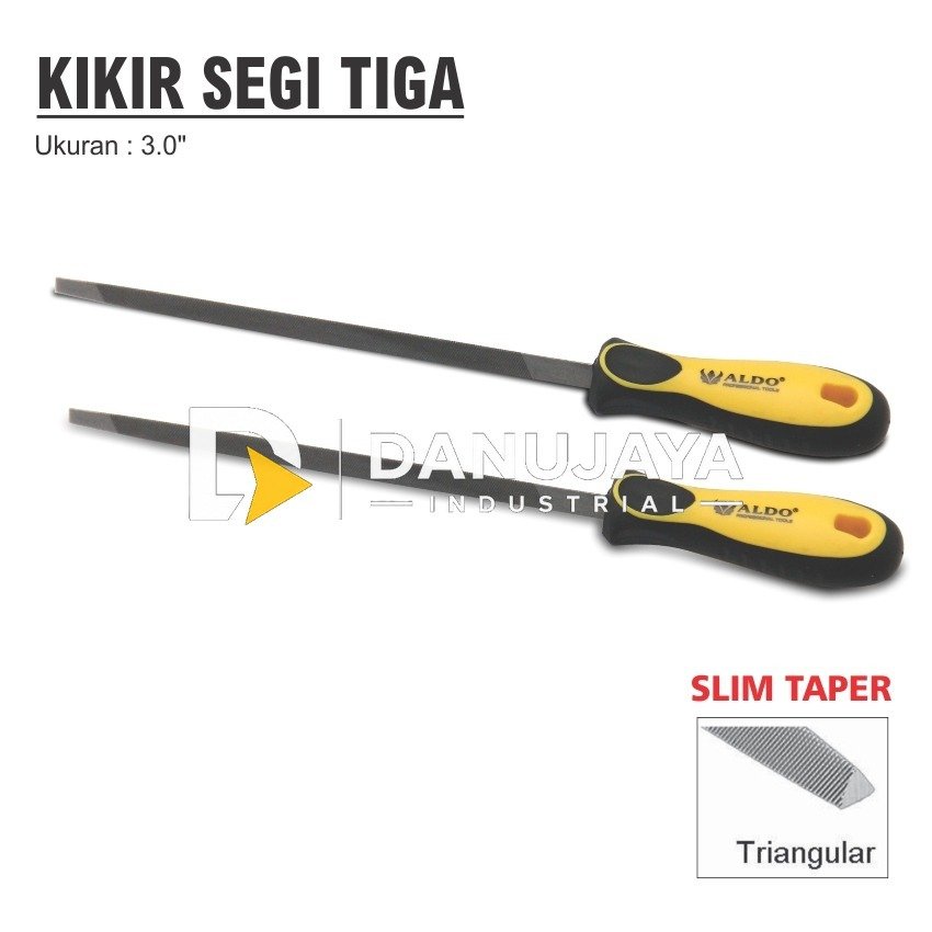 KIKIR SEGI TIGA SLIM MERK ALDO
