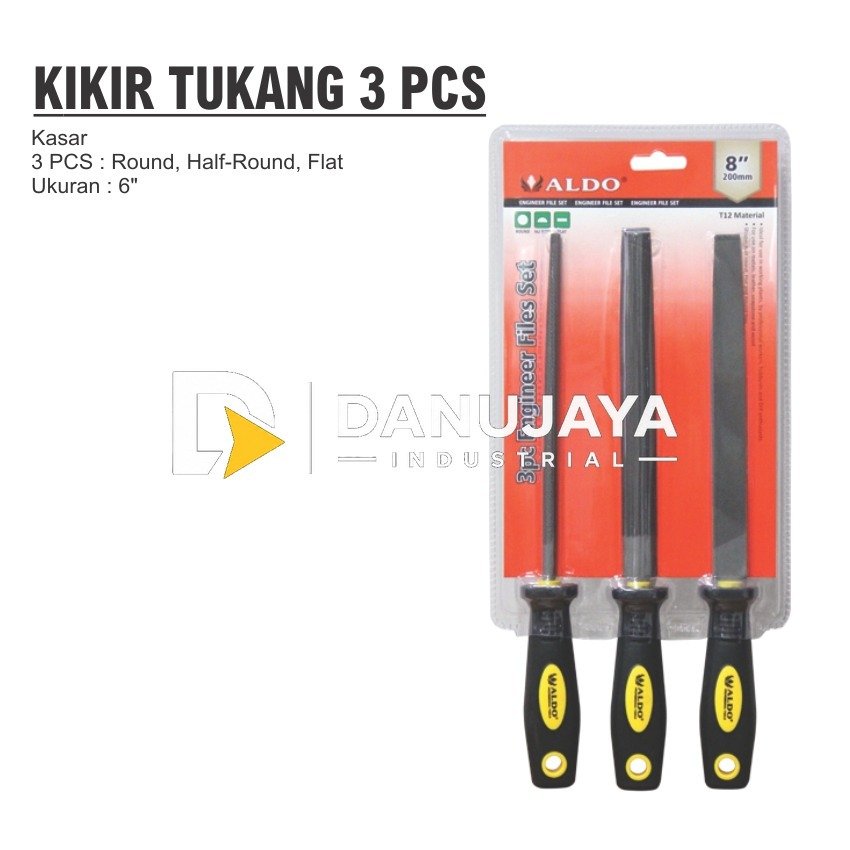 KIKIR TUKANG SET 4 PCS MERK ALDO