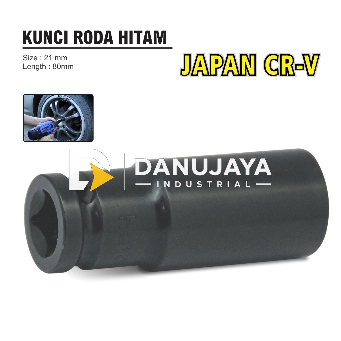KUNCI DEEP SOCK “T” HITAM / KUNCI T / T SOCKET WRENCH ALDO