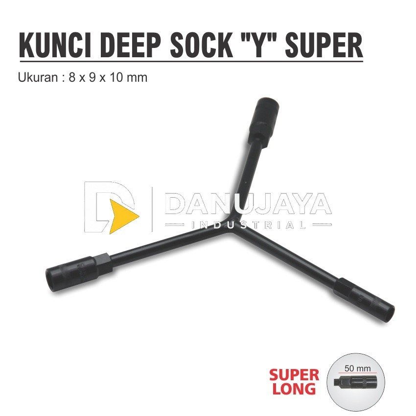 KUNCI DEEP SOCK “Y” SUPER LONG / SOK Y / Y SOCKET WRENCH ALDO
