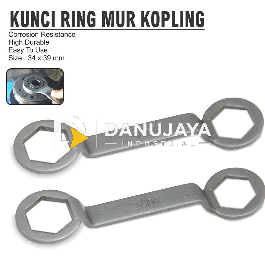 Kunci Ring Mur Kopling Merk Aldo