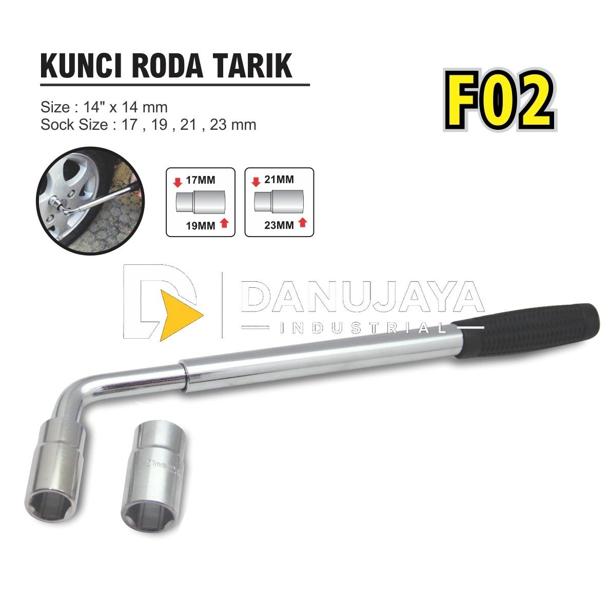 KUNCI RODA TARIK F02 MERK ALDO