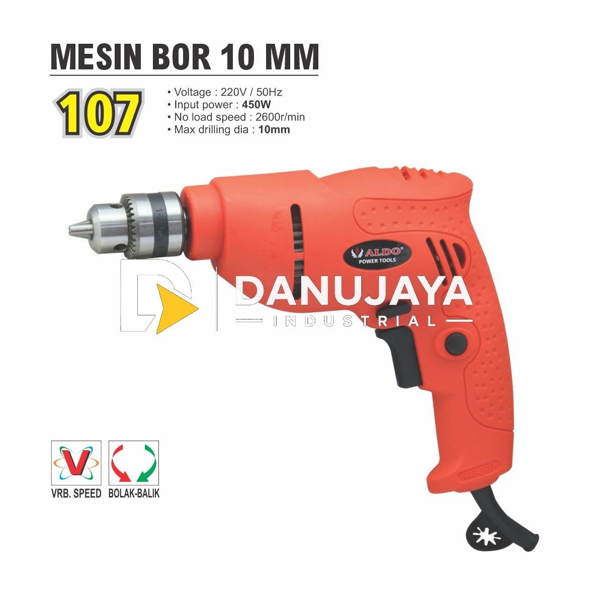 Lampu Kerja LED Type : 107 Merk Aldo