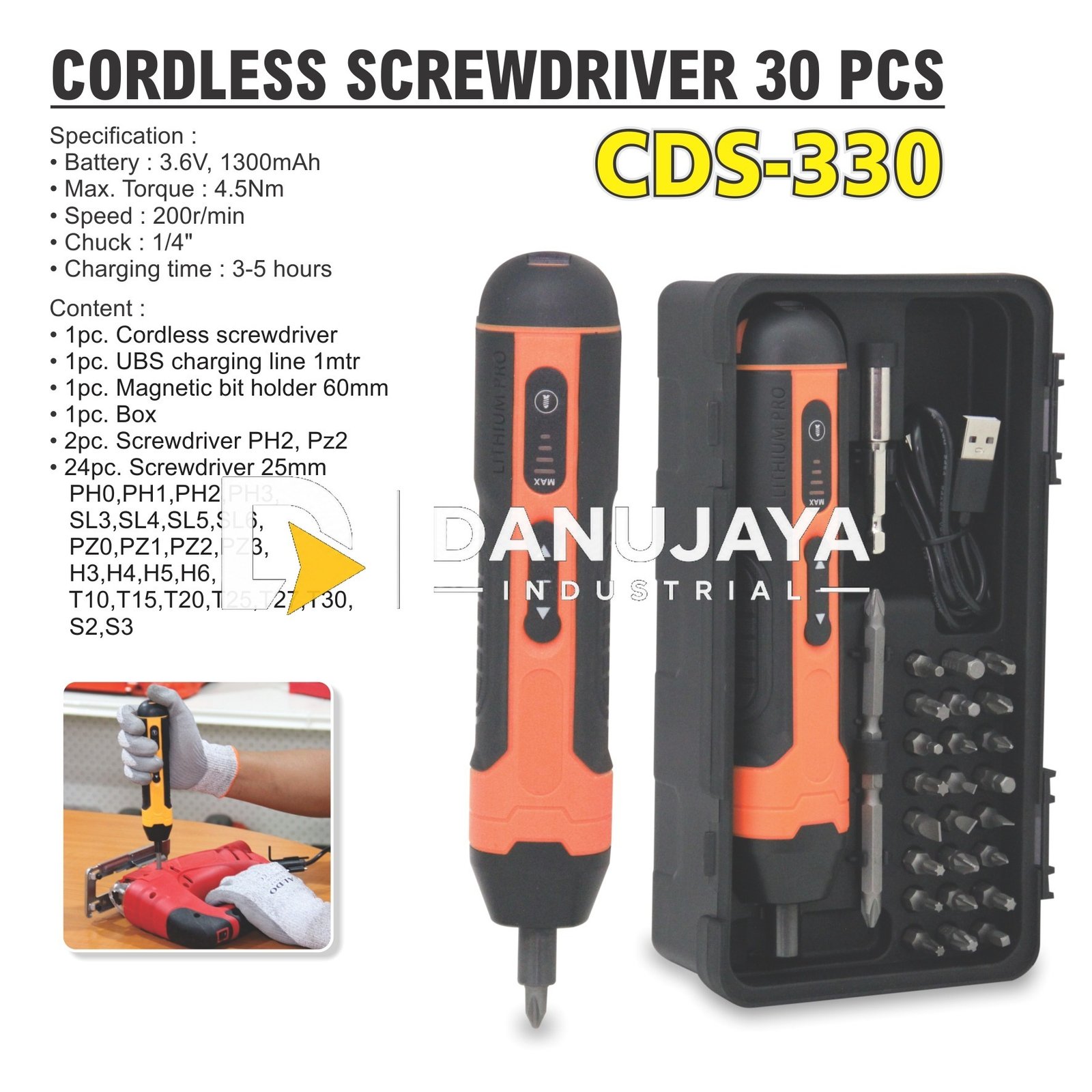 Lampu Kerja portable LED 30 W Type 330
