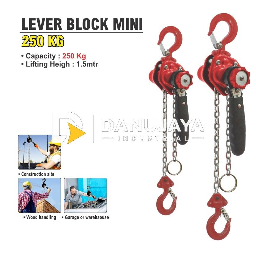 LEVER BLOCK MINI / MINI LEVER CHAIN BLOCK / ALAT ANGKAT BARANG ALDO