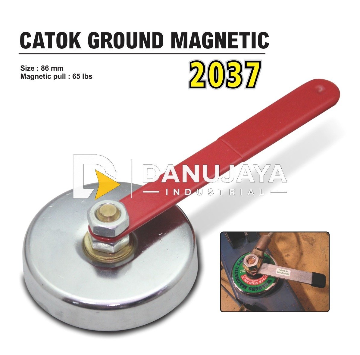 MAGNETIC GROUNDING 2037 / CATOK KABEL LAS MAGNET / KLEM TANG LAS ALDO