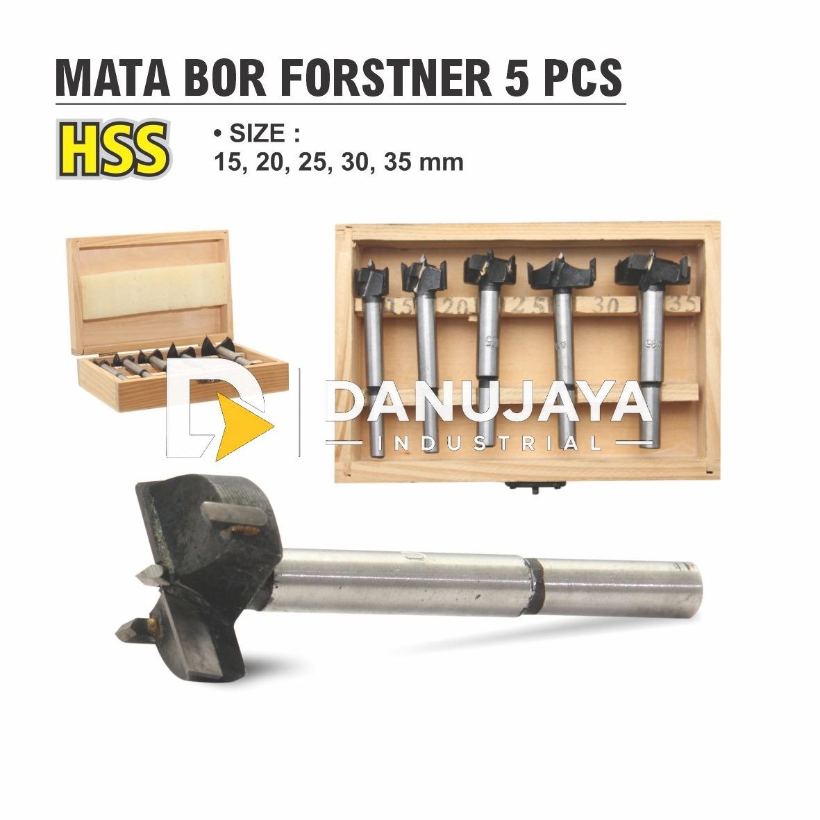MATA BOR FORSTNER HSS / MATA BOR ENGSEL KAYU / PELUBANG KAYU / FORSTNER BIT MERK ALDO