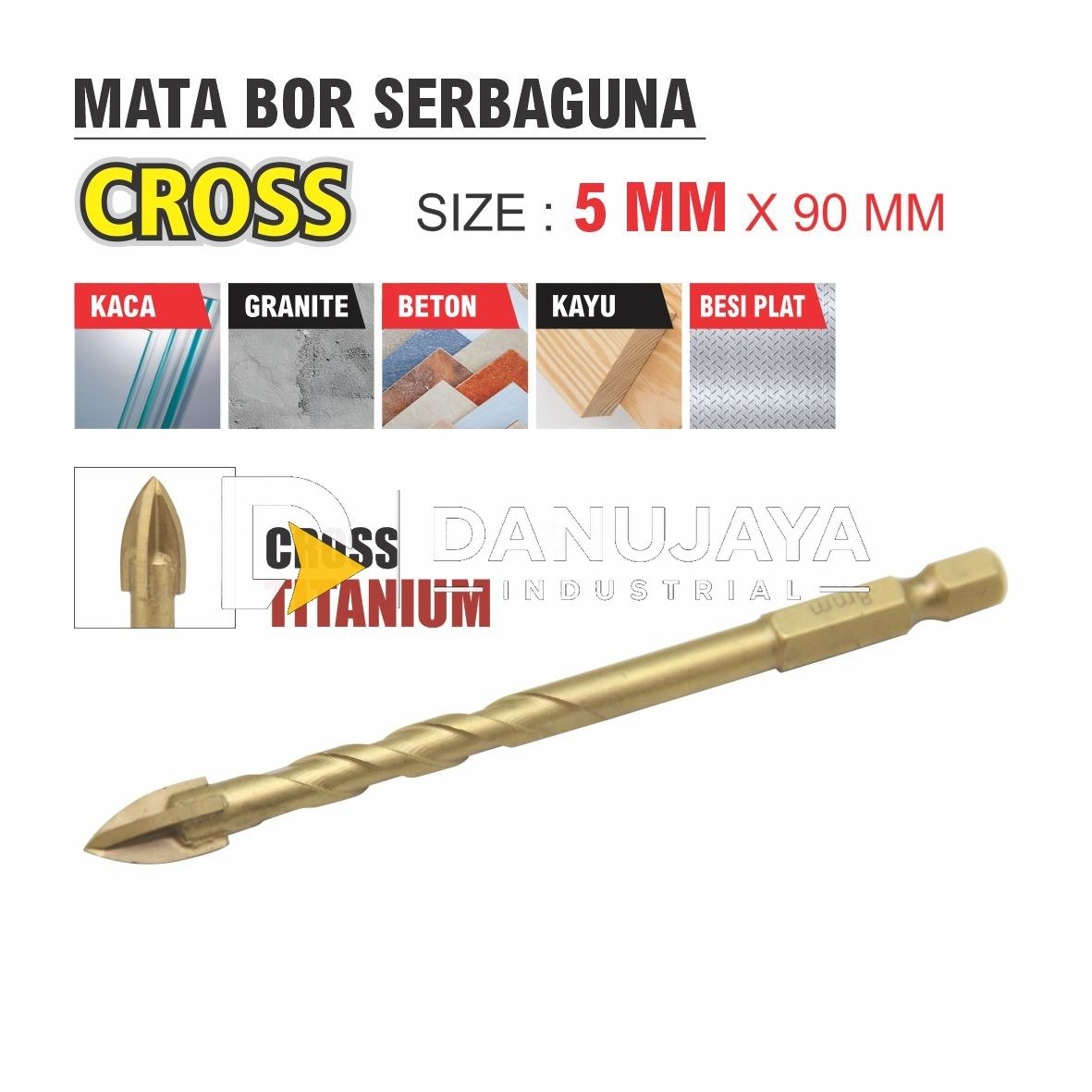 MATA BOR SERBAGUNA CROSS TITANIUM MERK ALDO