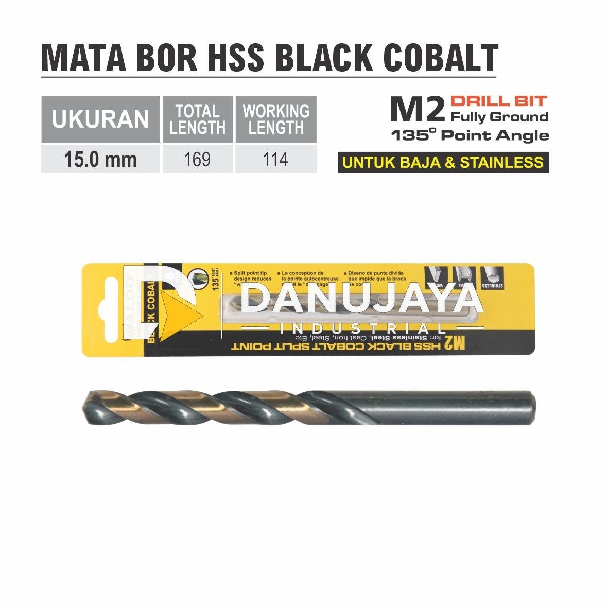 MATA CHISEL G-15 ROUND 24 X 350 MM / MATA CHISEL JACK HAMMER G-15 / MATA BOR BOBOK BETON AIR JACK HAMMER G-15 / MATA BOR JACK HAMMER / MATA CHISEL AIR JACK PICK HAMMER