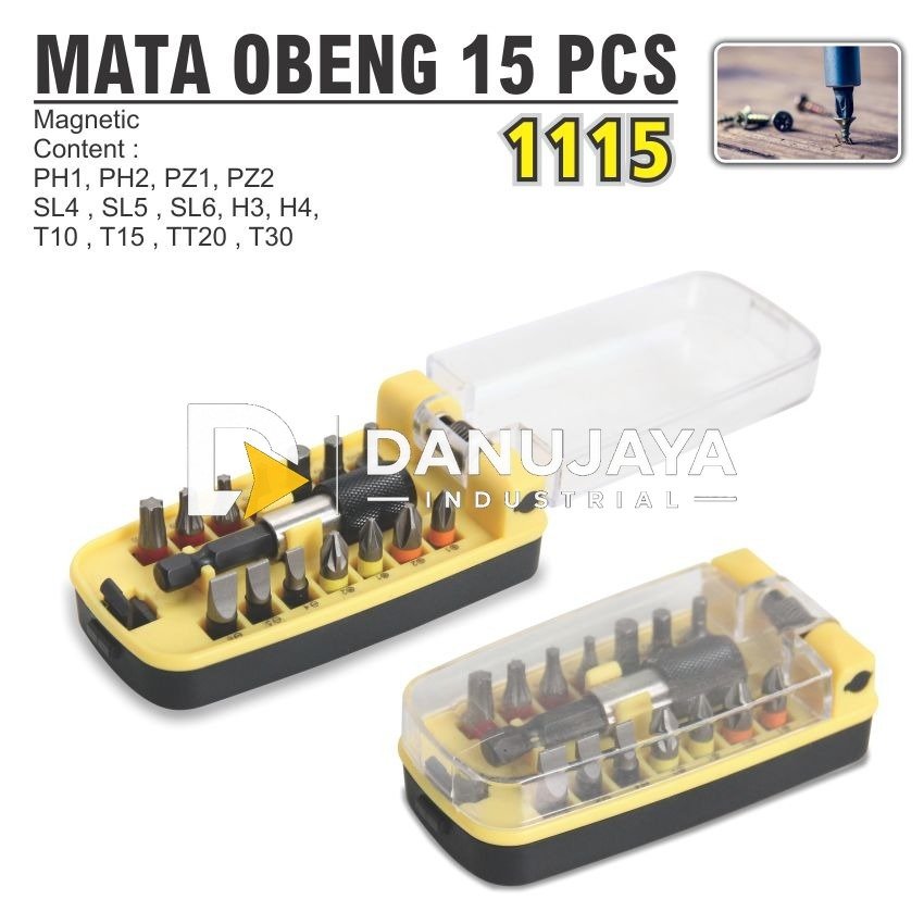 Mata Obeng 15 Pcs type 1115