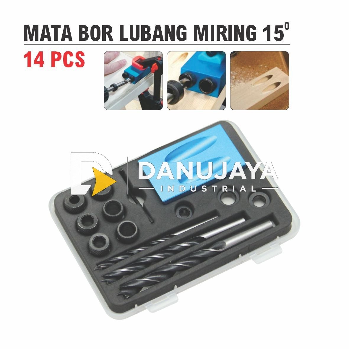 MATRAS BOR LUBANG MIRING 15 DERAJAT 14 PCS MERK ALDO