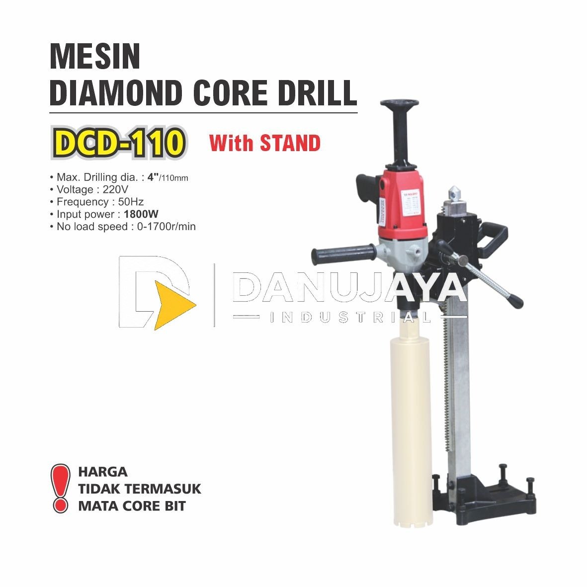 Mesin Bor Beton / Diamond Core Drill With Stand Type : DCD- 205 Aldo