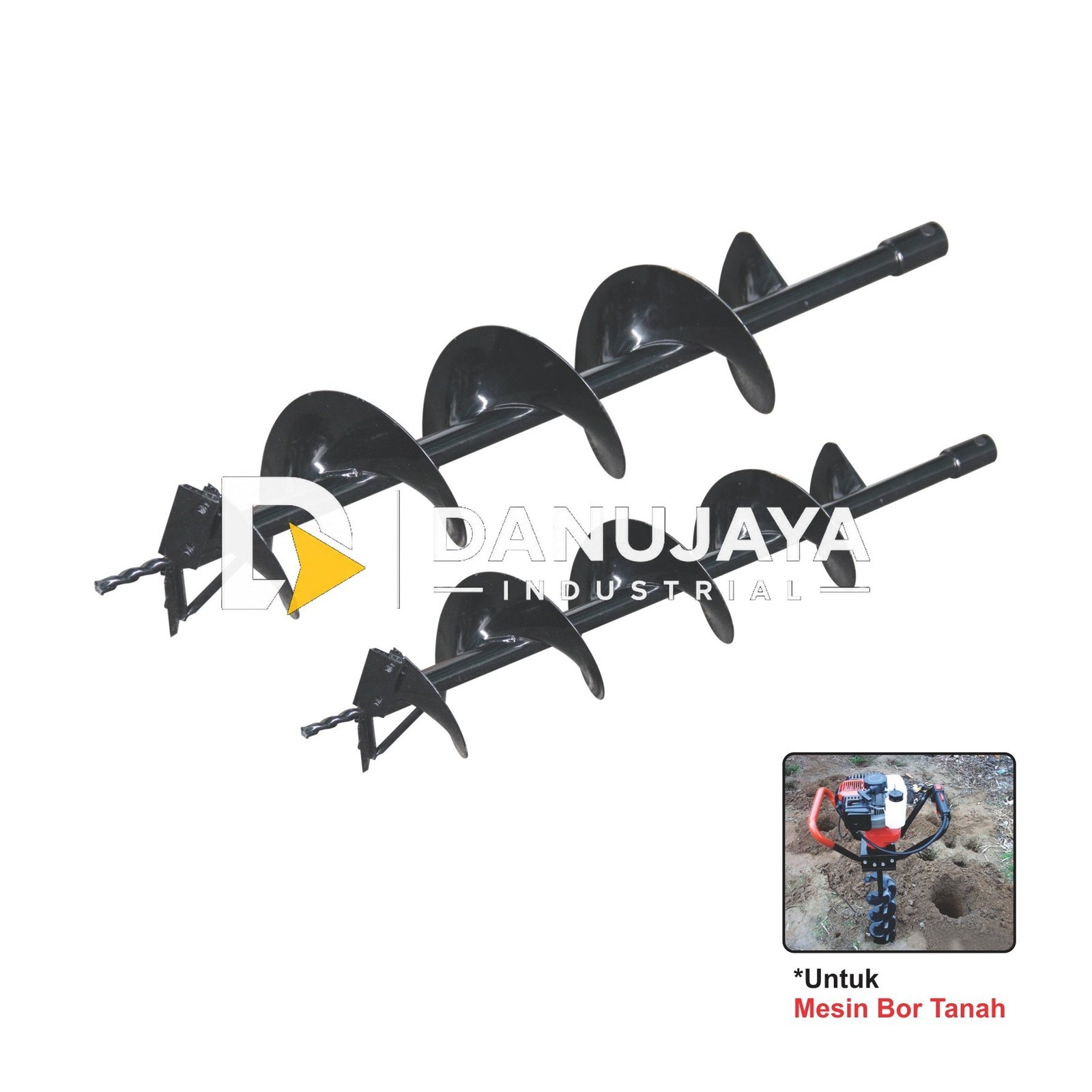 MESIN BOR TANAH + MATA BOR TANAH 4" ( 100 X 800 ) / MESIN BOR TANAH INCLUDE MATA BOR TANAH TYPE : MB-270 / GROUND DRILL MACHINE MERK ALDO
