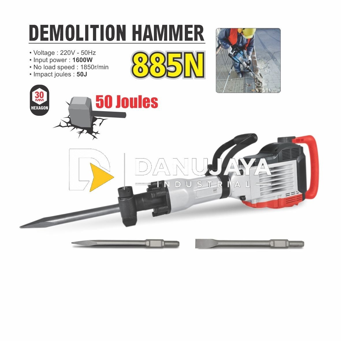 MESIN DEMOLITION HAMMER 885N / BOBOK BETOK / JACK HAMMER ALDO