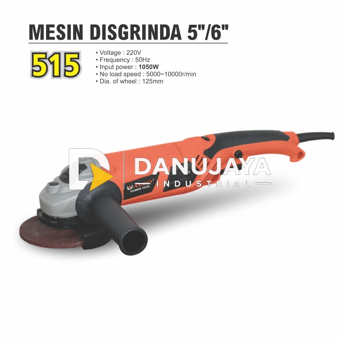 MESIN DISGRINDA 5" / 6" / GURINDRA / GERINDA 5" / 6" TYPE : 515 ALDO