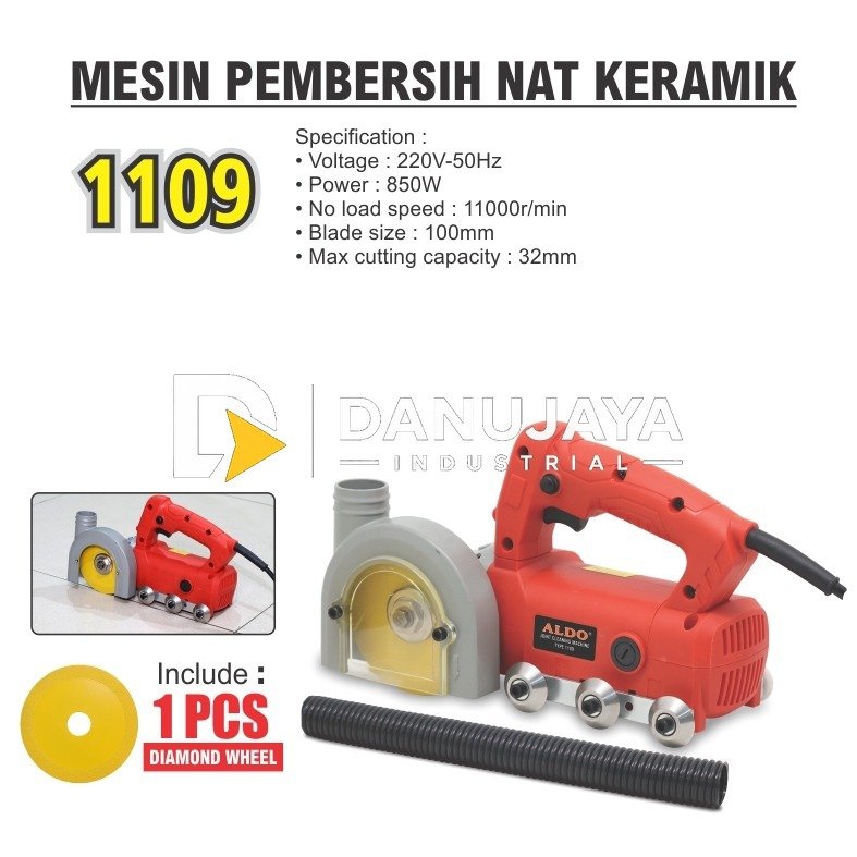 MESIN PEMBERSIH NUT KERAMIK 1109 /MESIN UNTUK PEMBERSIH NAT KERAMIK / CELAH UBIN LANTAI / JOINT CLEANING MACHINE MERK ALDO