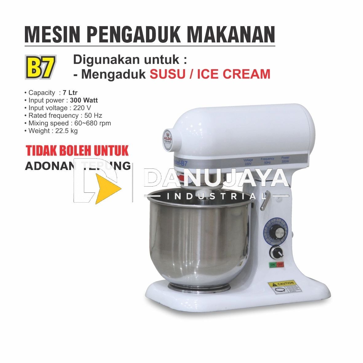Mesin Pengaduk Makanan B20