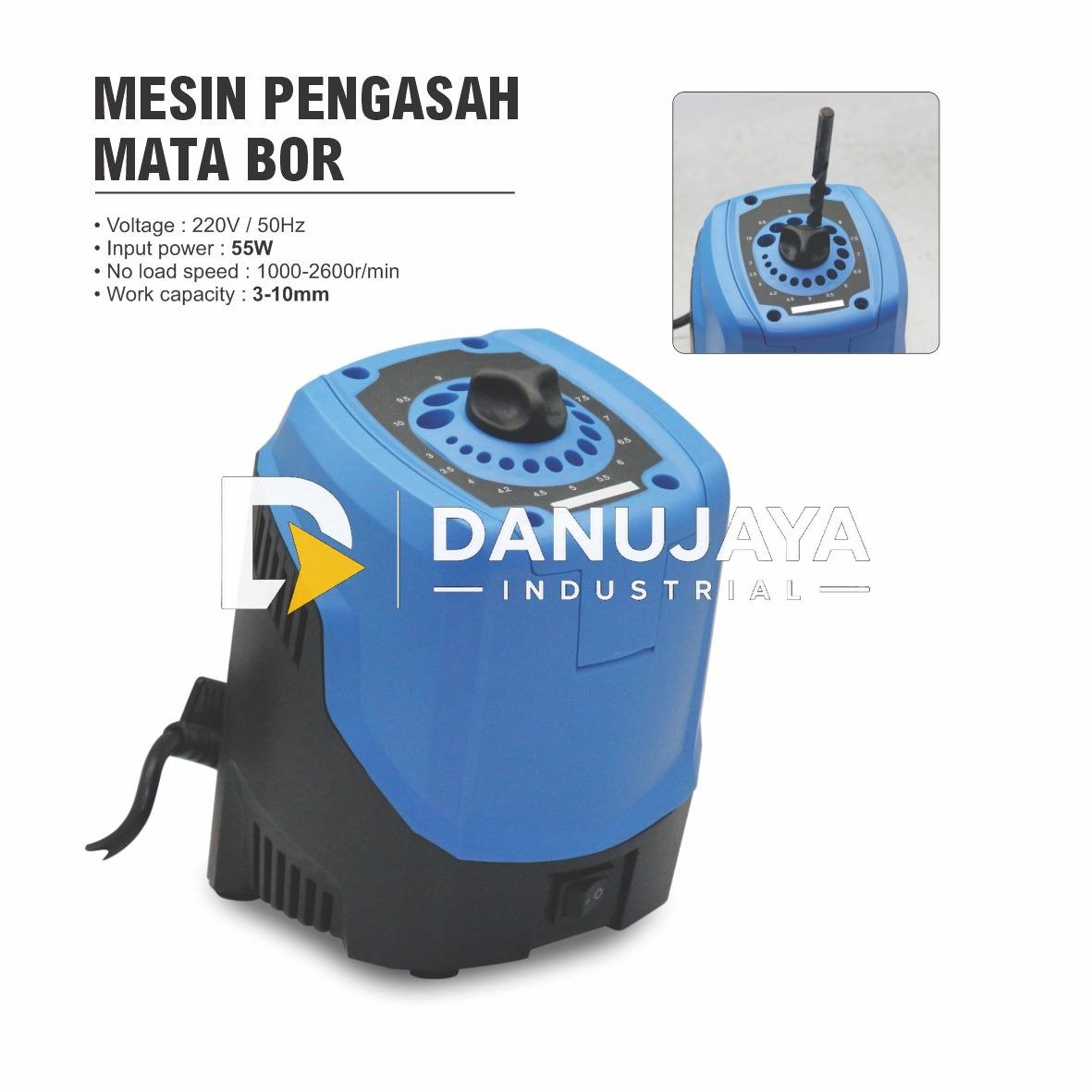 Mesin pengasah mata bor merk ALDO