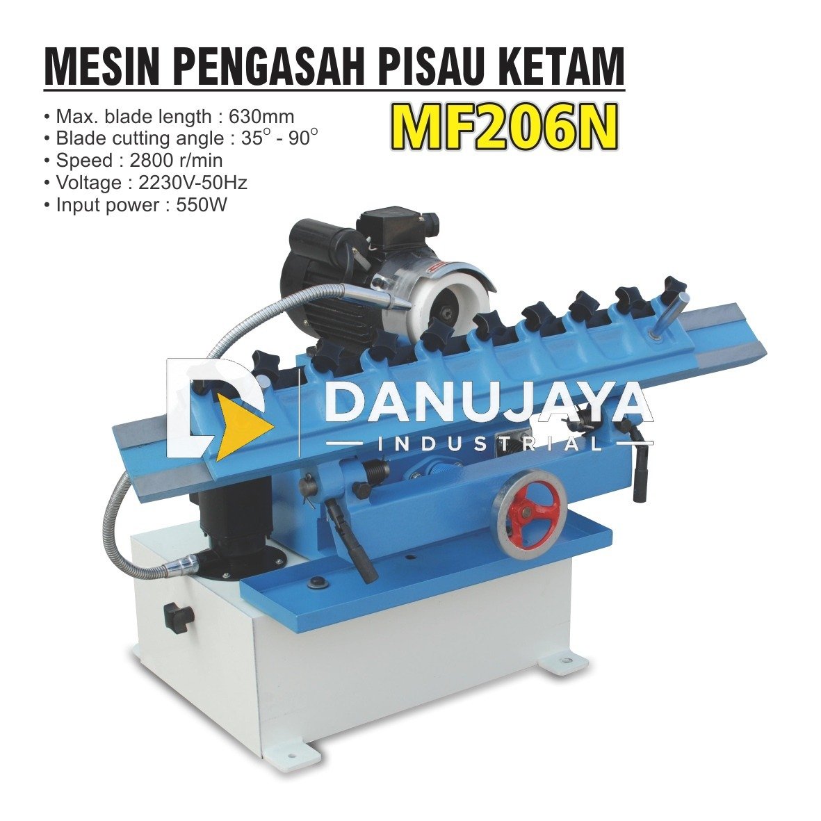 MESIN PENGASAH PISAU KETAM/ MESIN ASAH PISAU PLANER TYPE : MF206N ALDO