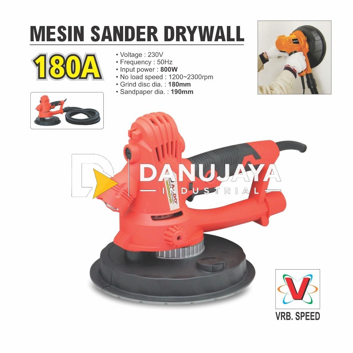 MESIN SANDER DRYWALL ALDO - TYPE 180A