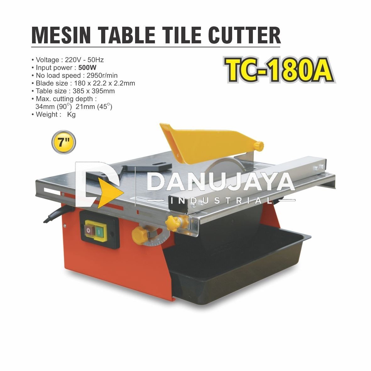 MESIN TABLE TILE CUTTER WITH STAND TC-725 / MESIN POTONG KERAMIK ALDO